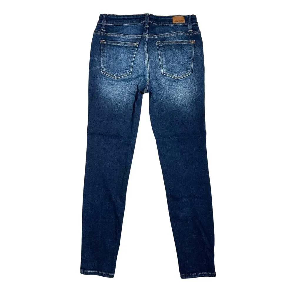 Judy Blue | Women | Joanne Dark Wash Mid Rise Skinny Fit Denim Jeans | Size 29